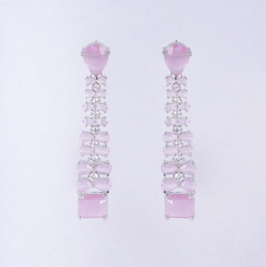 Opal Touch - Vivid Crystal Dangle Earrings - Earrings