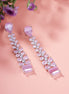 Opal Touch - Vivid Crystal Dangle Earrings - Earrings
