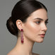 Vivid Crystal Dangle Earrings - Opal Touch