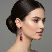 Vivid Crystal Dangle Earrings - Opal Touch