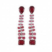 Vivid Crystal Dangle Earrings - Opal Touch