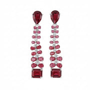 Vivid Crystal Dangle Earrings - Opal Touch