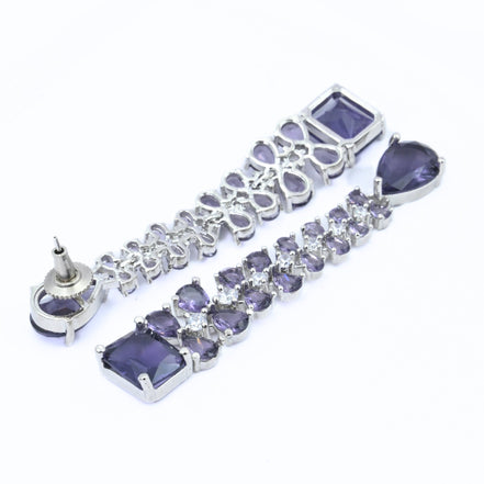 Vivid Crystal Dangle Earrings - Opal Touch