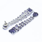 Vivid Crystal Dangle Earrings - Opal Touch
