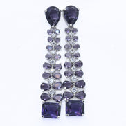 Vivid Crystal Dangle Earrings - Opal Touch