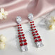 Vivid Crystal Dangle Earrings - Opal Touch