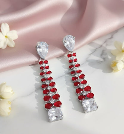 Vivid Crystal Dangle Earrings - Opal Touch