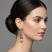 Vivid Crystal Dangle Earrings - Opal Touch