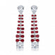 Vivid Crystal Dangle Earrings - Opal Touch