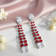 Vivid Crystal Dangle Earrings - Opal Touch