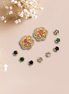 Opal Touch - Whimsical Prism Sparkle Earrings - Earrings