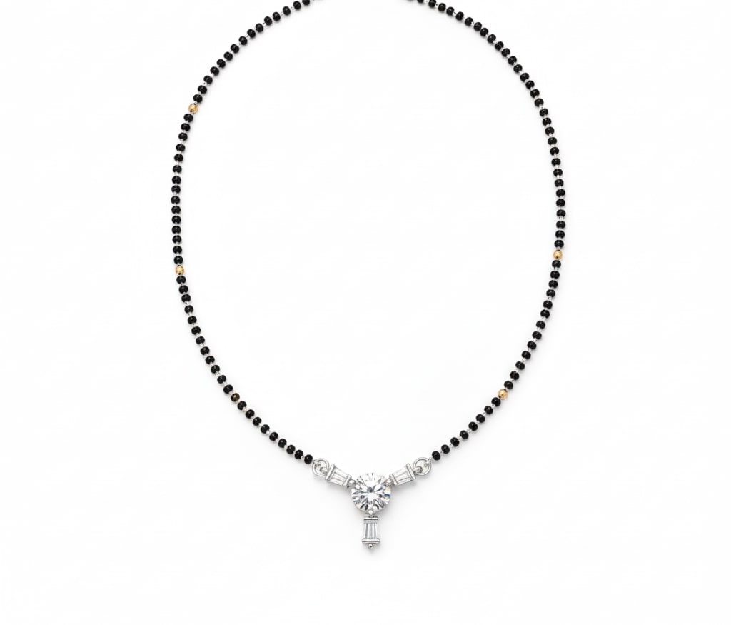 Whispering Elegance Mangalsutra - Opal Touch