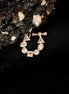 Opal Touch - White CZ Gold Nose Pin - Nose pin