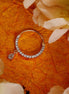 Opal Touch - White CZ Gold Nose Pin - Nose pin