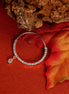 Opal Touch - White CZ Gold Silver Nose Pin - Nose pin