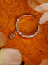 Opal Touch - White CZ Gold Silver Nose Pin - Nose pin