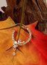Opal Touch - White Gold CZ Nose Pin - Nose pin
