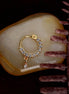 Opal Touch - White Gold CZ Nose Pin - Nose pin