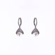 Opal Touch - White Noir Earrings - Earrings