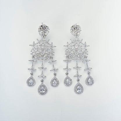 Opal Touch - White Pearl Rhodium Elegance Necklace - Necklace