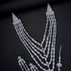 Opal Touch - White Pearl Rhodium Elegance Necklace - Necklace