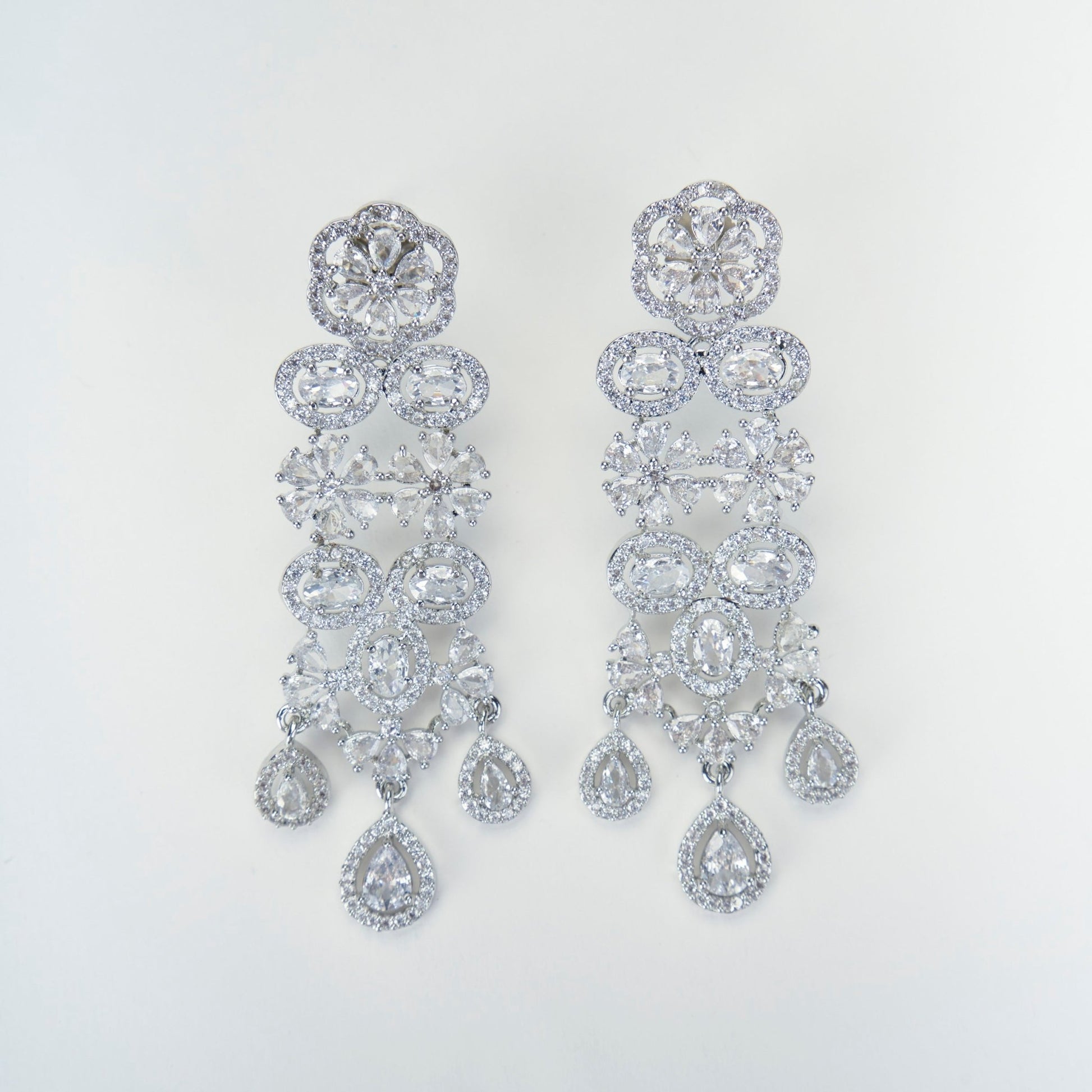 Opal Touch - White Pearl Rhodium Necklace - Necklace