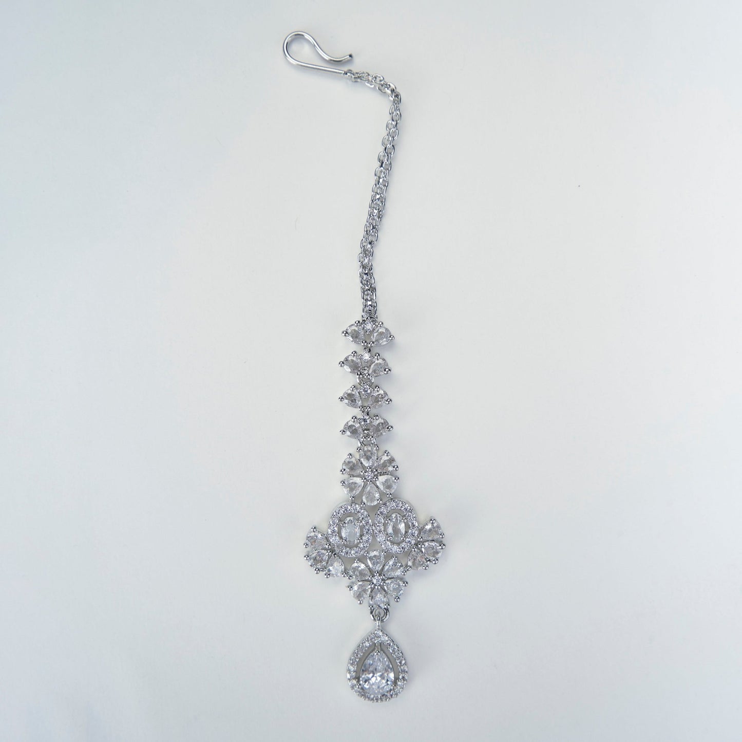 Opal Touch - White Pearl Rhodium Necklace - Necklace