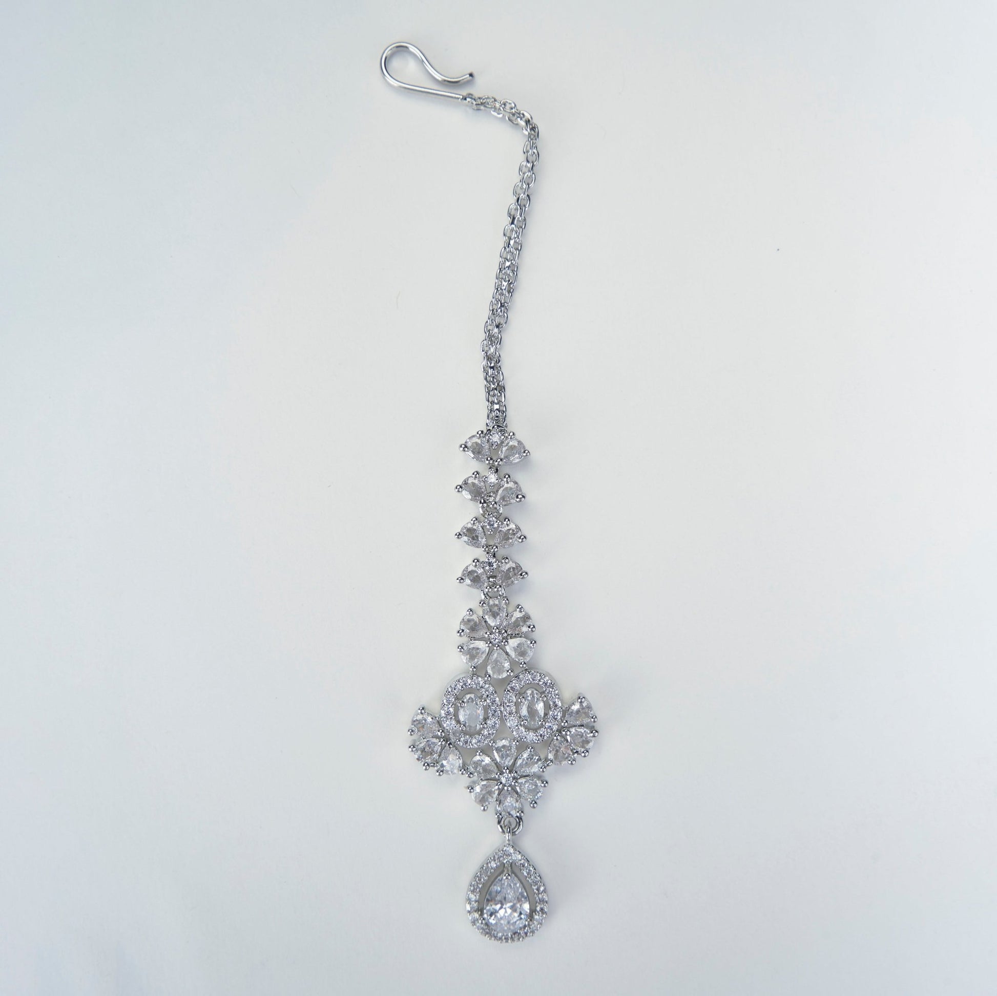 Opal Touch - White Pearl Rhodium Necklace - Necklace