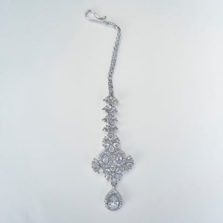 Opal Touch - White Pearl Rhodium Necklace - Necklace