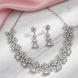 White Radiant Blossom Necklace - Opal Touch