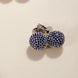 Opal Touch - White Round Diamond Stud Earrings - Studs
