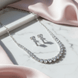 Whitney - Silver Cubic Zirconia Bridal Jewelry Set - Opal Touch
