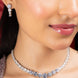 Whitney - Silver Cubic Zirconia Bridal Jewelry Set - Opal Touch