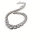 Opal Touch - Whitney - Silver Cubic Zirconia Bridal Jewelry Set - Necklace