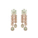 Necklace - Zig Zag CZ Rose Gold Necklace - Opal Touch