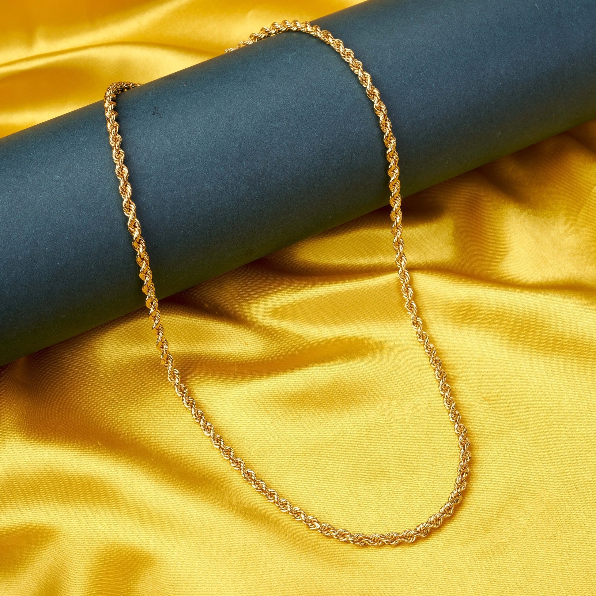 Chain - Zig - Zag Gold Plated Chain - Opal Touch