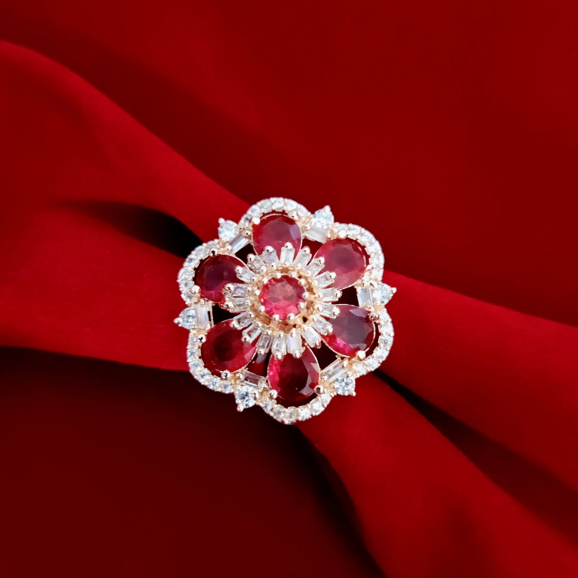 Opal Touch - Elegance Enshrined Rose Gold Ring - Ring