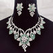 Opal Touch - Enchanting Flower Petals Rhodium Necklace - Necklace